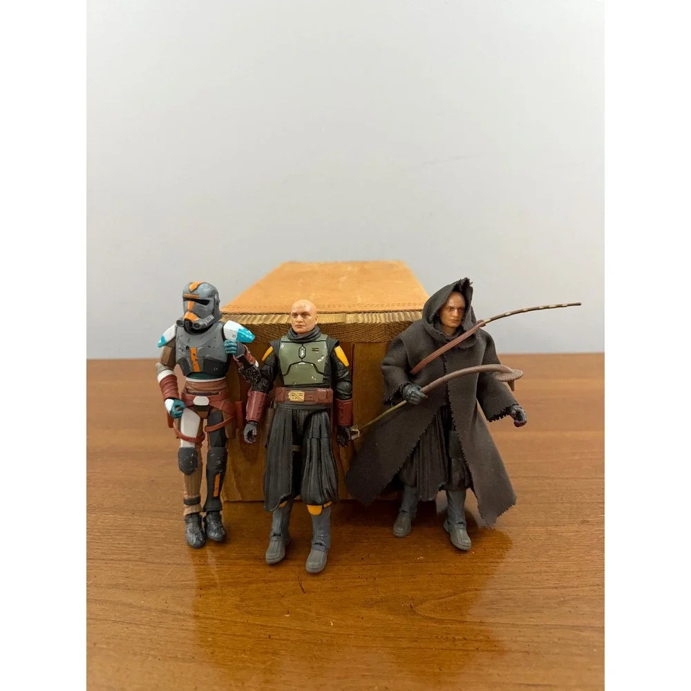 Hasbro‎ Star Wars Black Series Boba Fett Bo-Katan Bundle Kids 6in Multi Figures